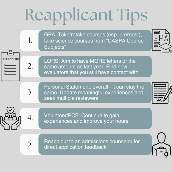 Reapplicant Tips: How to Improve Your PA Application